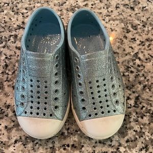 Toddler native bling light blue size 9